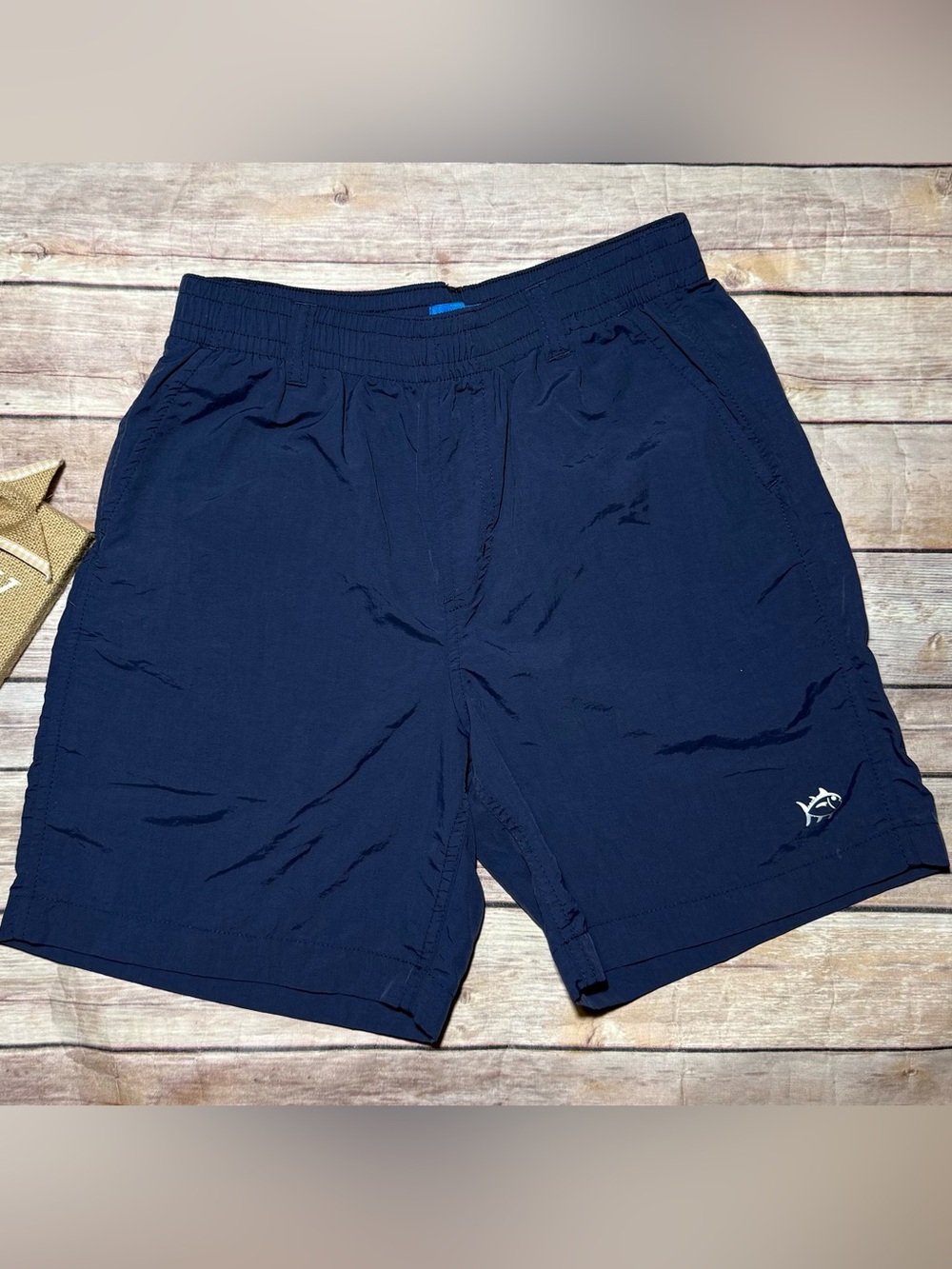 Southern Tide Boys Shoreline Active Short Size Boys L 12-14 True Navy